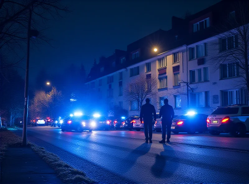 Police scene in České Budějovice