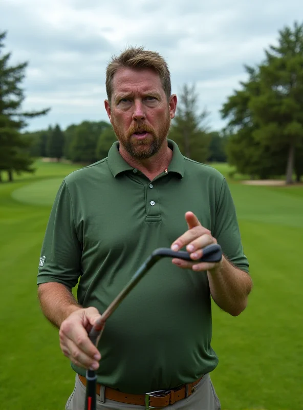 Scottie Scheffler looking surprised on the golf course.