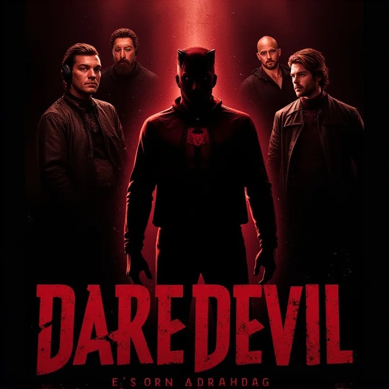 Promotional poster for Daredevil Born Again