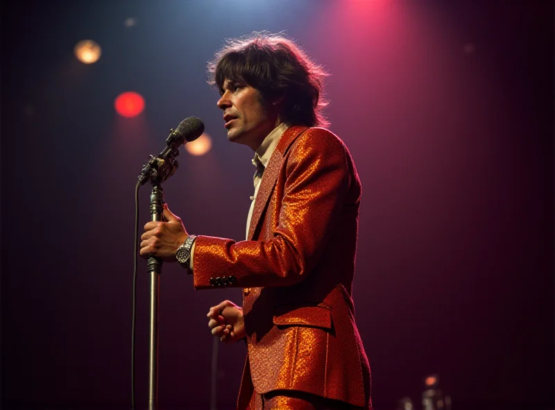 David Johansen performing with the New York Dolls in the 1970s