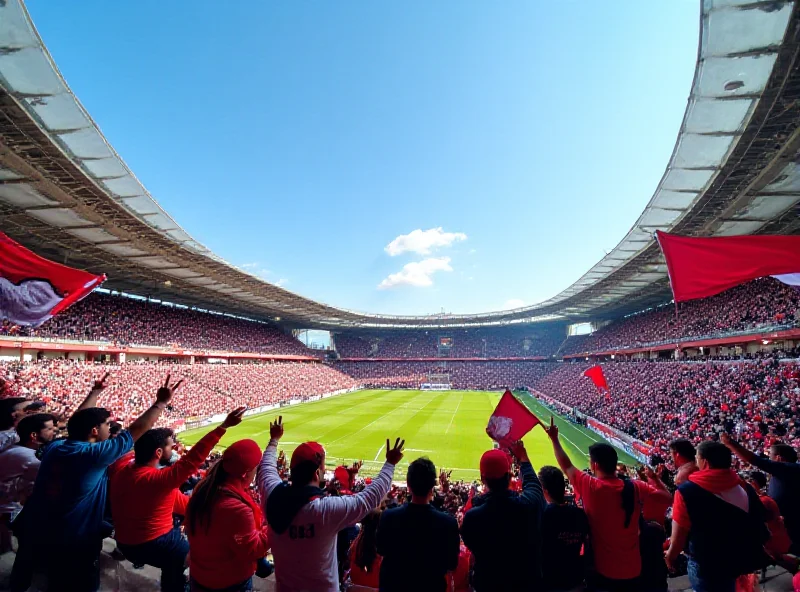 A packed stadium during a Trnava vs. Slovan derby match in Slovakia.