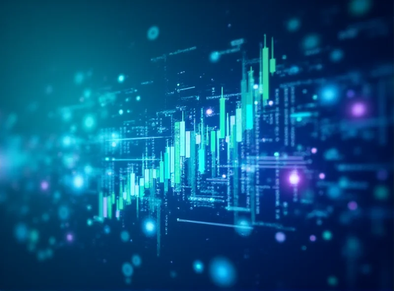 Abstract representation of data analysis and financial charts.