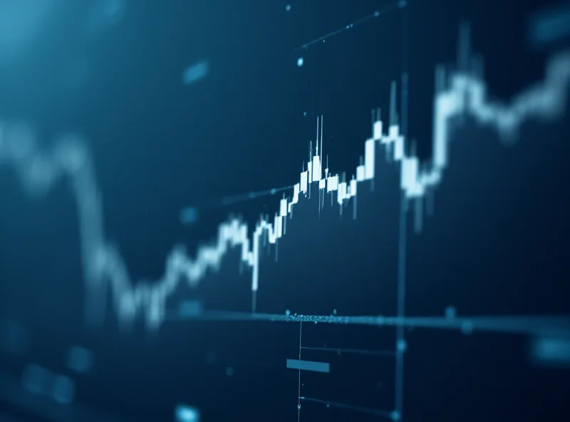 Stock market chart with upward trend, representing positive financial performance