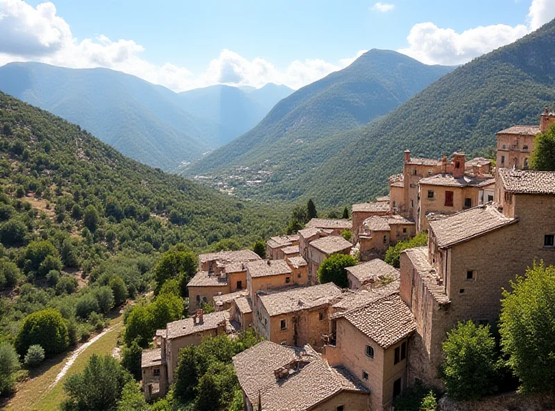 Photo of Cazalla de la Sierra, the town near the earthquake epicenter