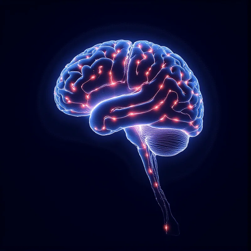 A stylized graphic representing the human brain with colorful nodes and connections, symbolizing the complex neural pathways involved in personality and behavior. The graphic is set against a dark background, creating a sense of mystery and scientific exploration.