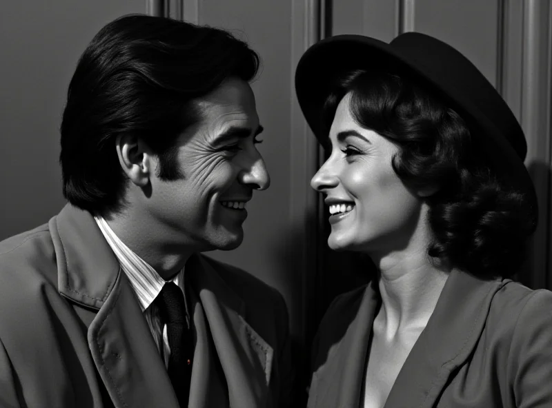 Eleonora Giorgi and Adriano Celentano in 'Mani di Velluto'