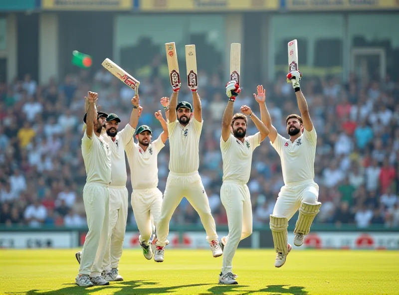 Afghan cricketers celebrating a victory