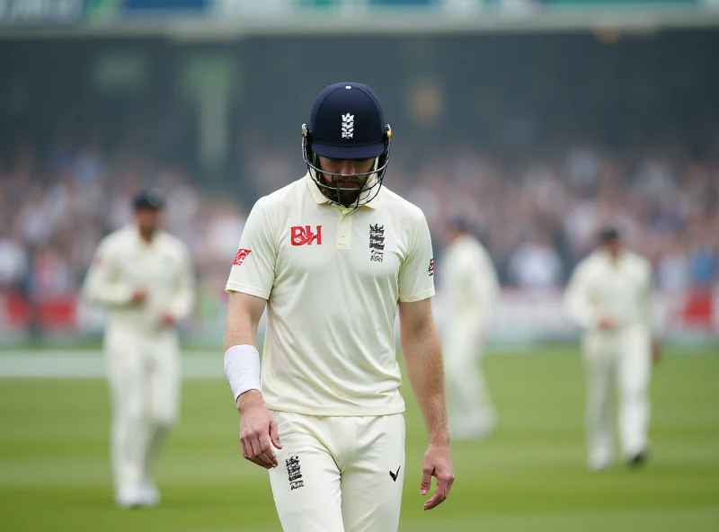 Jos Buttler looking dejected on the cricket field after a loss.