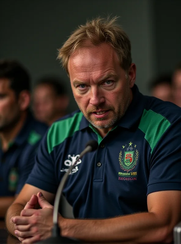 Jonathan Trott looking thoughtful during a press conference