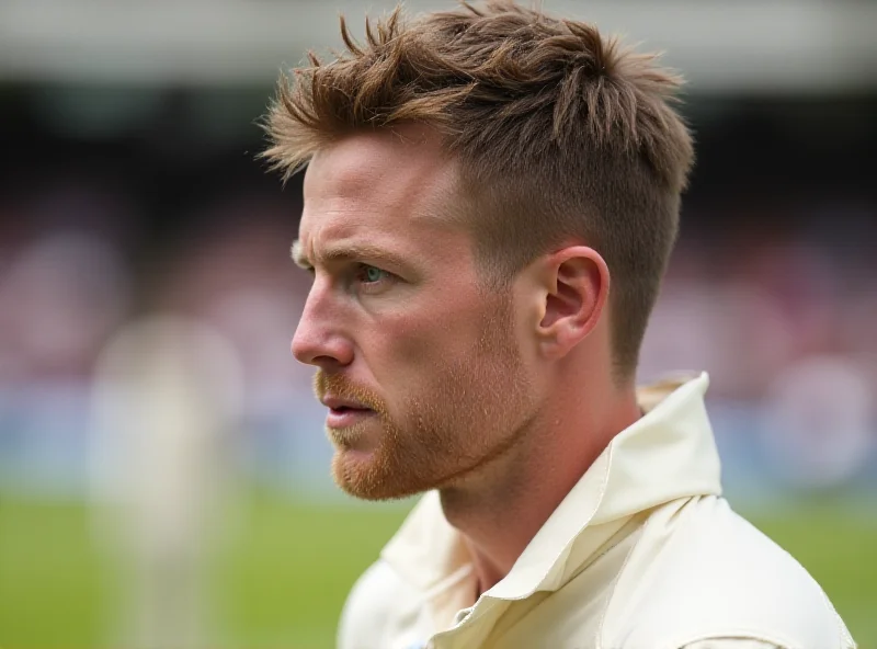 Jos Buttler in cricket whites looking thoughtful