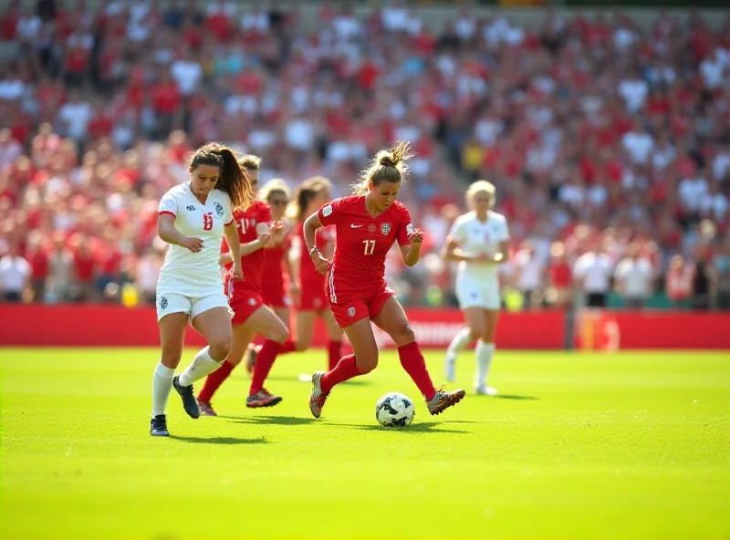 The Lionesses in action during a football match