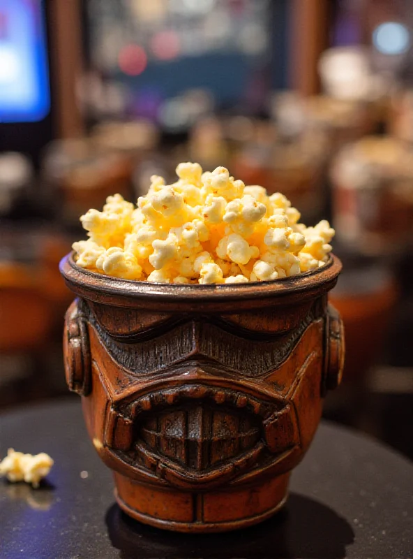 Close up of a Star Wars themed popcorn bucket at Disneyland.