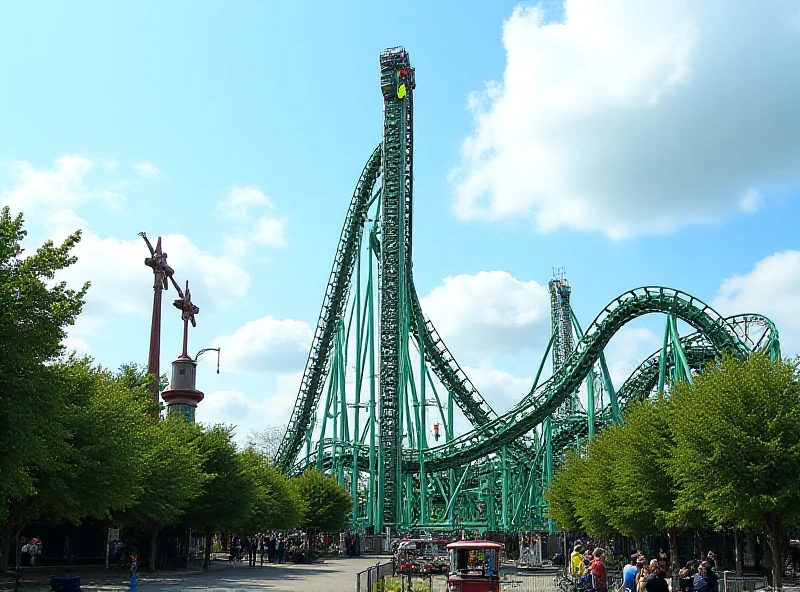 Kingda Ka roller coaster at Six Flags Great Adventure