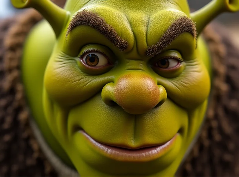 Shrek looking slightly different in the new film trailer