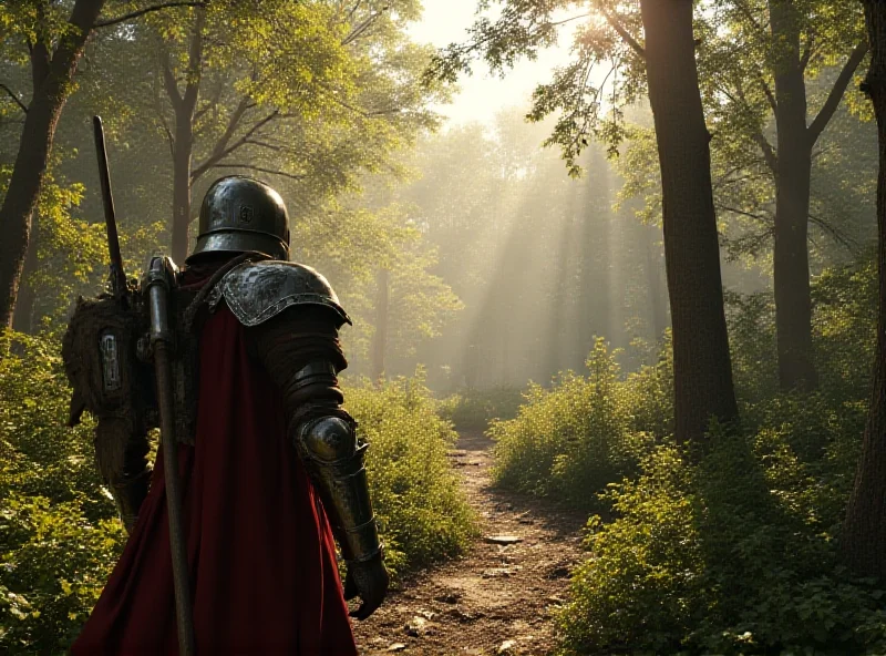 A screenshot from Kingdom Come: Deliverance 2 showing a character in medieval armor