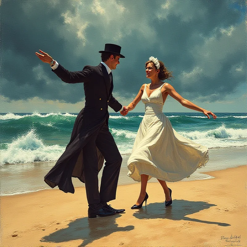 Jack Vettriano's The Singing Butler