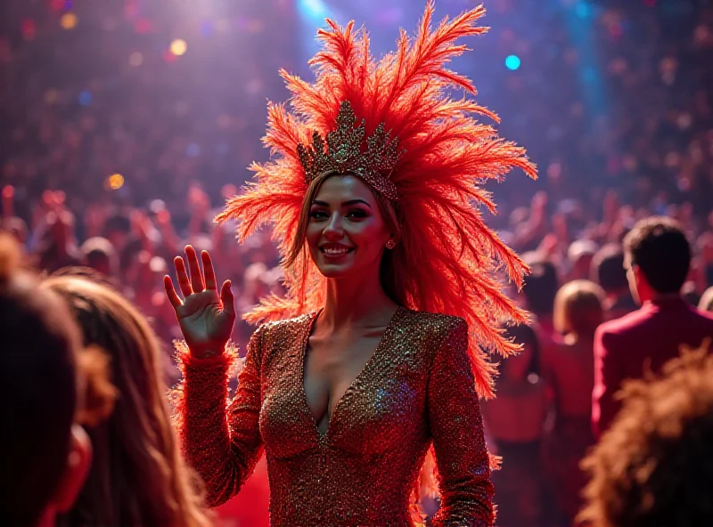 Elizabeth Ledesma Laker in her Carnival Queen costume