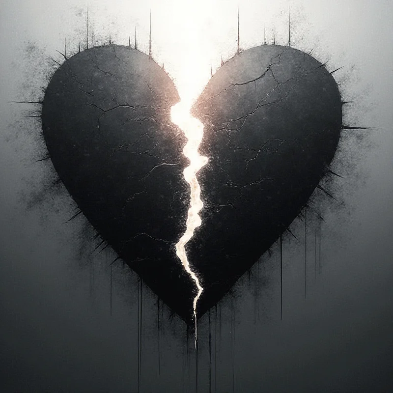 Abstract image representing heartbreak and liberation