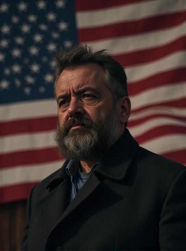 A promotional image for the Netflix series 'Mo', featuring the main character standing in front of an American flag.