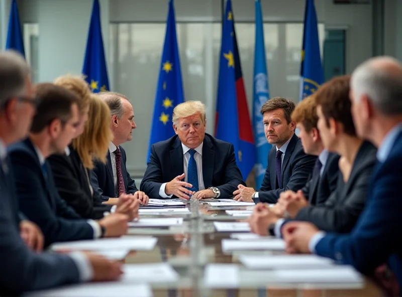 Image of European leaders in a meeting