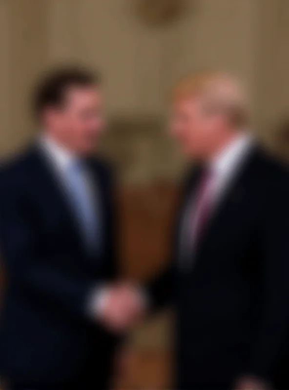 Image of Keir Starmer shaking hands with the US president