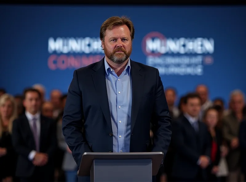 Image of J.D. Vance speaking at the Munich Security Conference