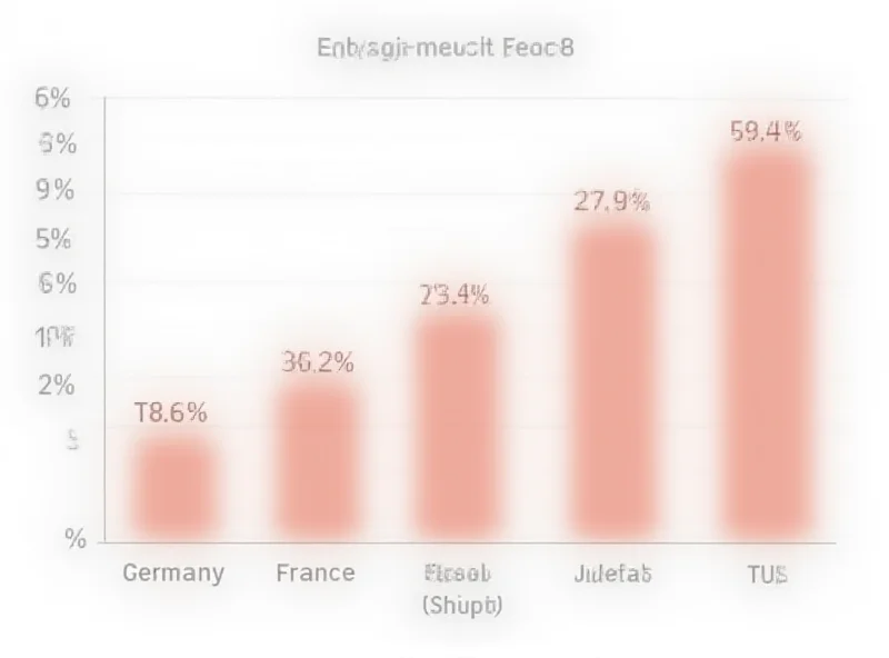 Graph showing survey results of Europeans viewing Trump as a threat to peace