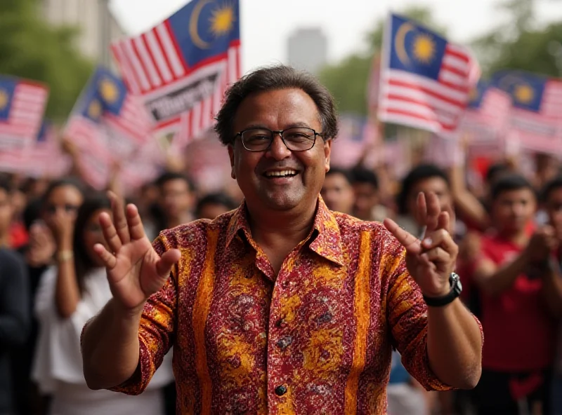 Image of Ismail Sabri giving a speech