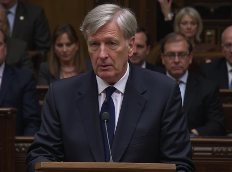 Dominic Grieve speaking at a conference
