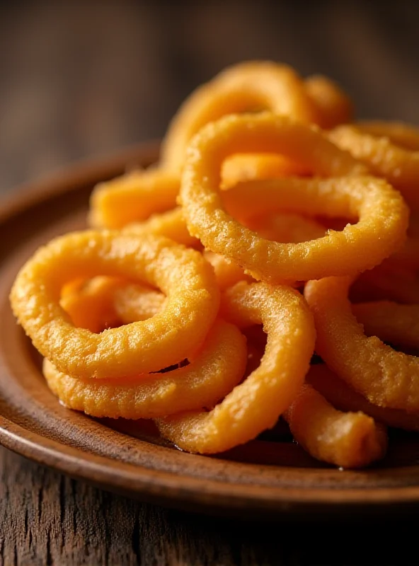 A plate of traditional Serbian čvarci, golden and crispy.