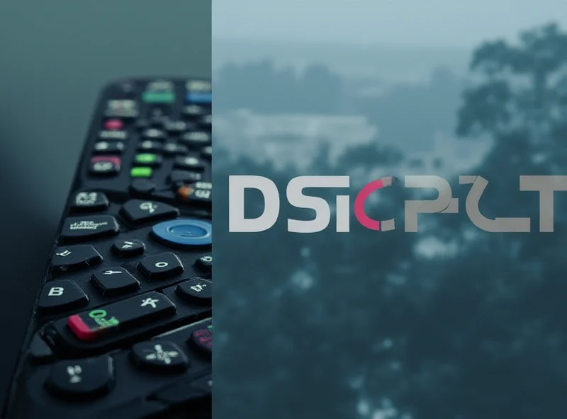 Illustration of a DStv remote control and the FCCPC logo