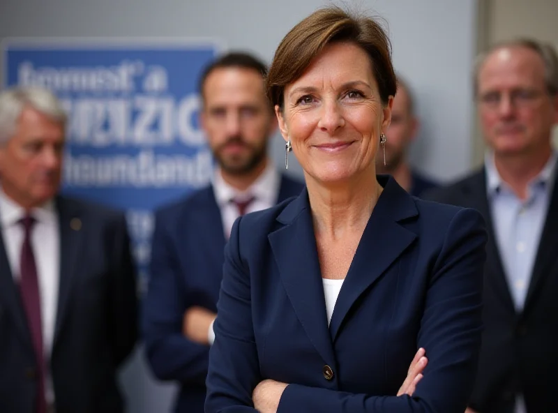 Marie-Agnes Strack-Zimmermann at a political event