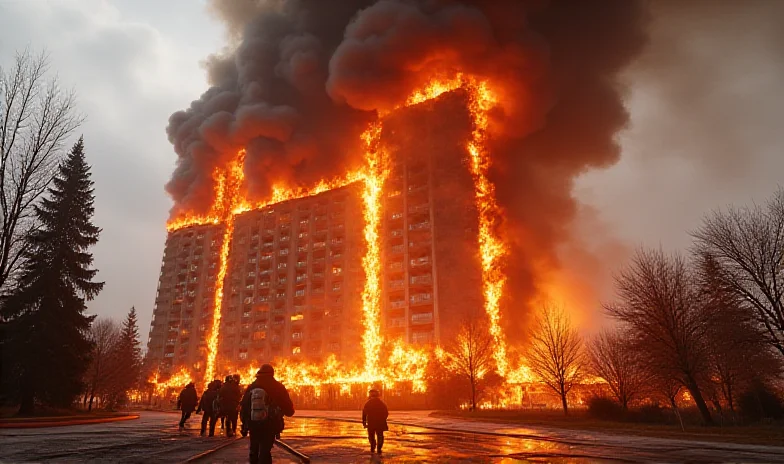 Fire at Wellness Hotel near Zemplínska šírava