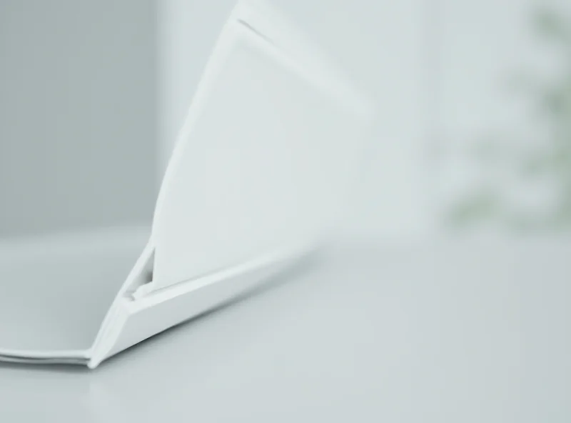 Oppo Find N5 in white color, foldable phone design