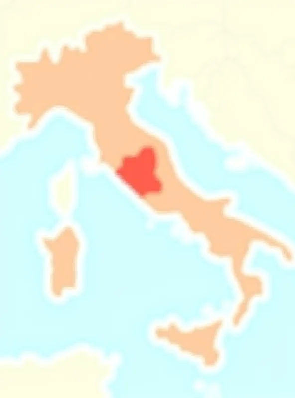 A map of Italy highlighting the Lombardy region.