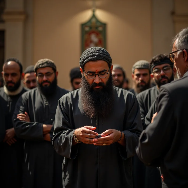 A group of Algerian imams and Quran reciters stand together.