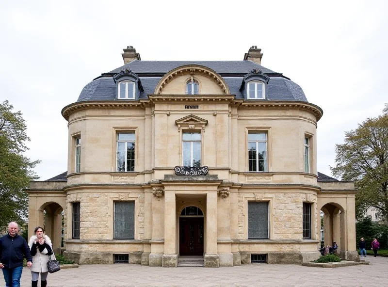 Exterior of the courthouse in Vannes, Brittany