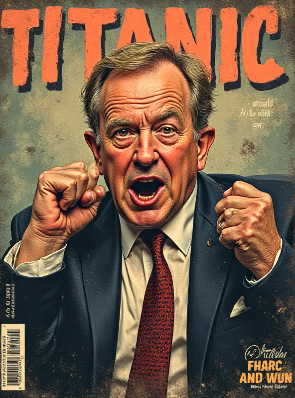 A satirical magazine cover featuring Friedrich Merz