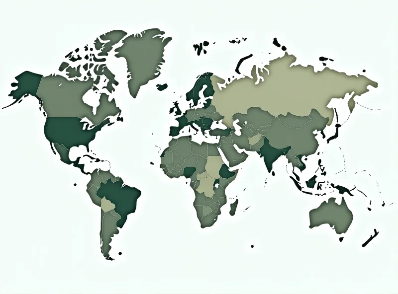 Image of a world map highlighting the regions most affected by debt burden and lack of access to education and healthcare.