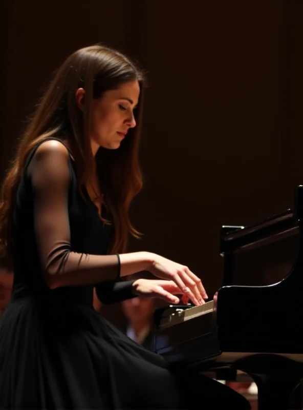 Betsy Arakawa playing piano