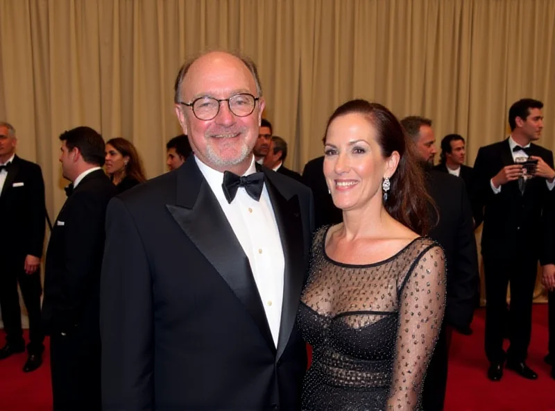 Gene Hackman and Betsy Arakawa at the Golden Globes