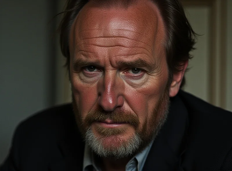 Gene Hackman in a movie scene, looking serious.