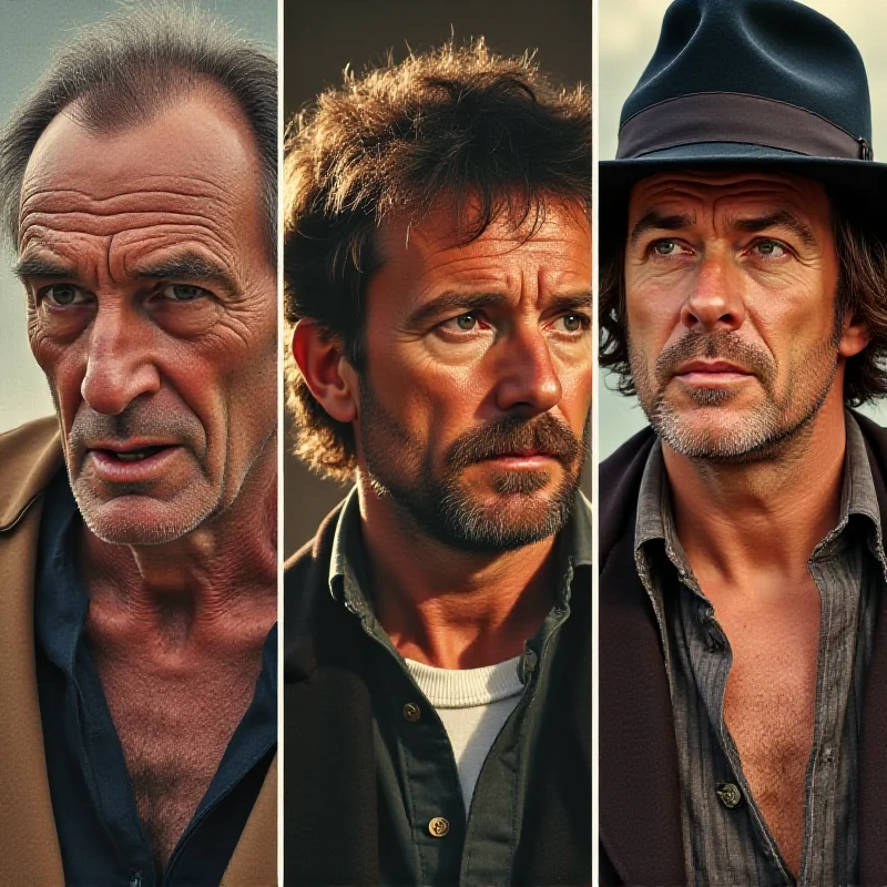 A collage of Gene Hackman's movie roles, showcasing his range as an actor.