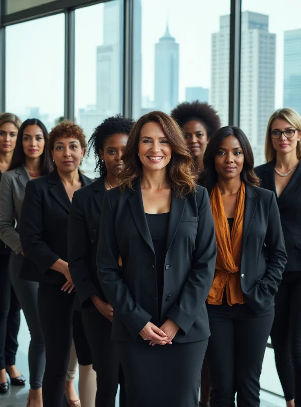 Image depicting a diverse group of women in leadership positions