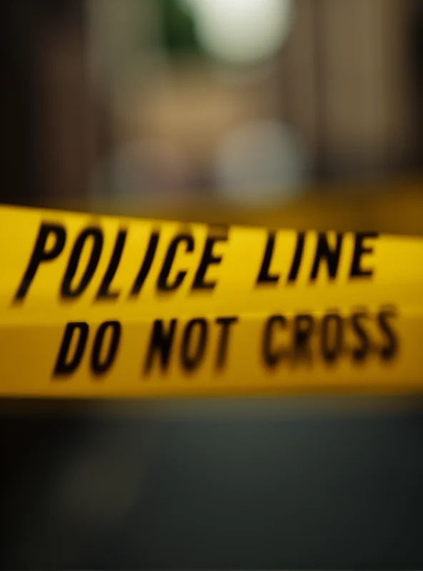 A close-up image of police tape with 'POLICE LINE DO NOT CROSS' written on it.