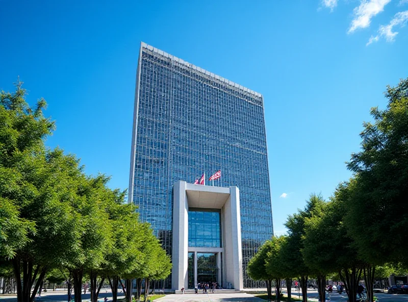 The United Nations Headquarters in New York City.