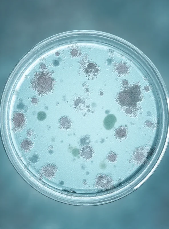 Image of a petri dish with antibiotic-resistant bacteria growing on it.