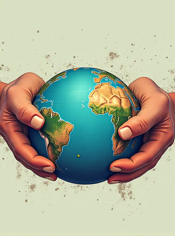 An illustration of a world globe being squeezed, representing the pressure on global markets.