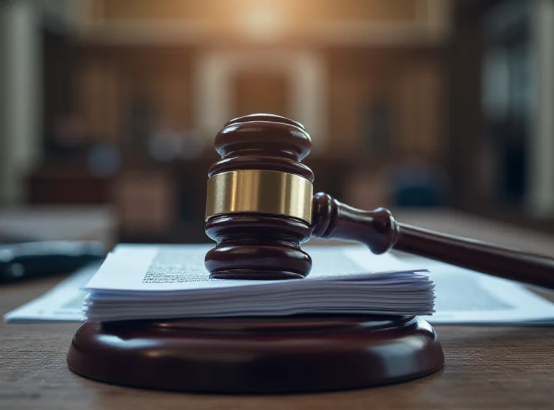 A gavel resting on a stack of legal documents, symbolizing justice and compensation.