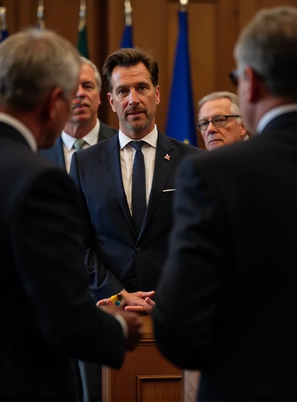 Keir Starmer standing with other European leaders